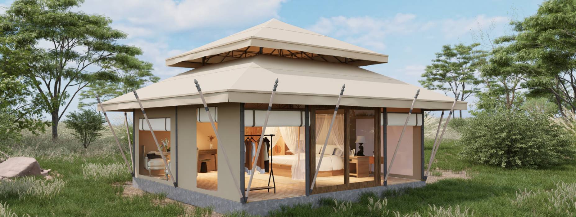 商州区户外野奢帐篷